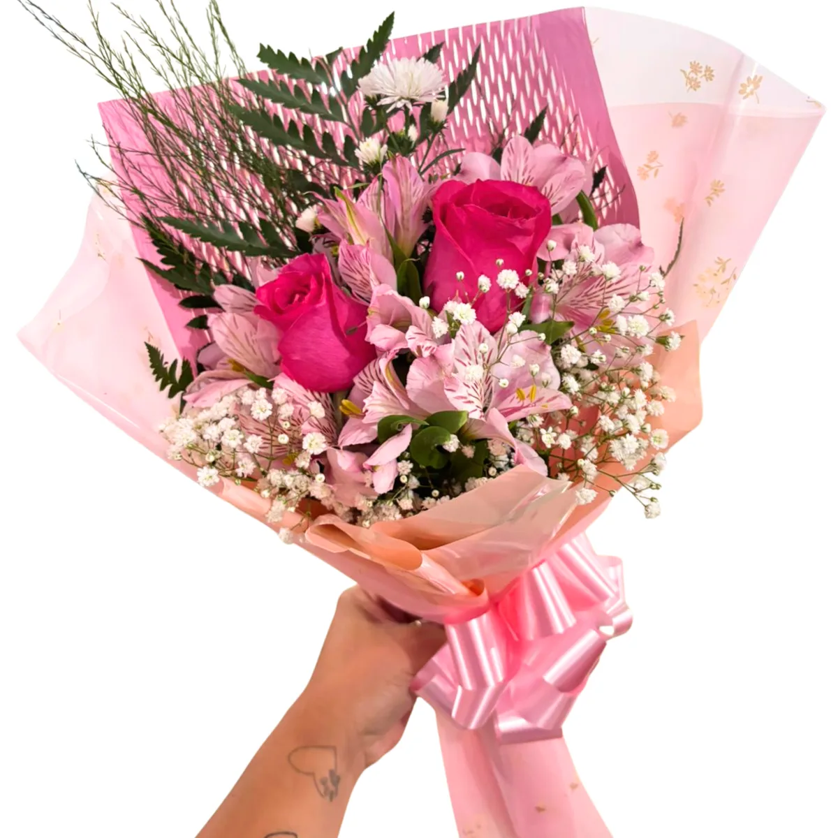 Buquê bailarina Cor de Rosa
