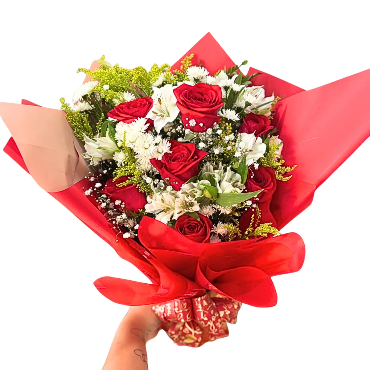 Buquê 7 Rosas Vermelhas
